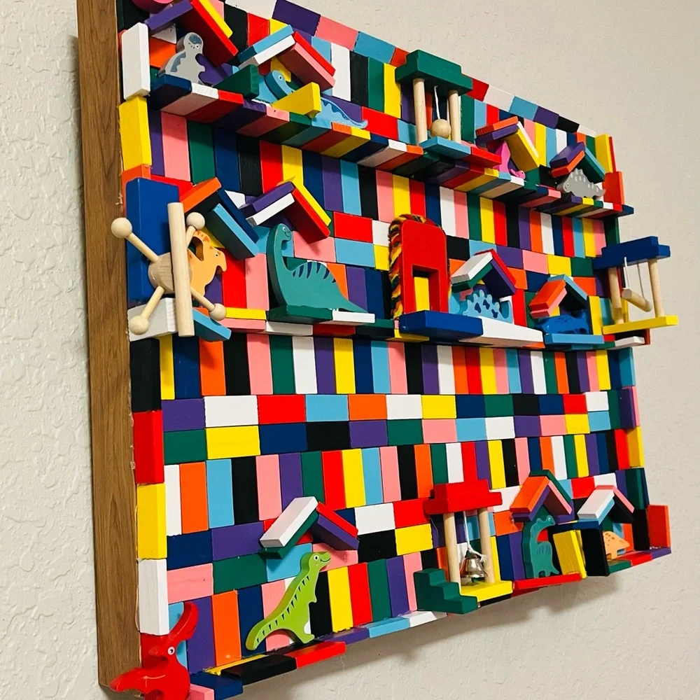 Colorful Dinosaur Wall Decor